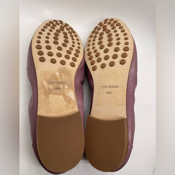 Tory Burch Ballet Loafer (Cipria) Women's Shoes Size 7.5 M Cipria color - Picture 5 of 6